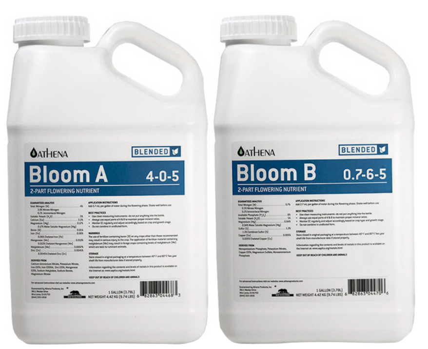Athena Blended Bloom A + B Nutrient