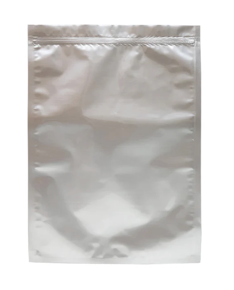 Moisture Barrier Zip Lock Bag - Silver Press Seal Storage Bag