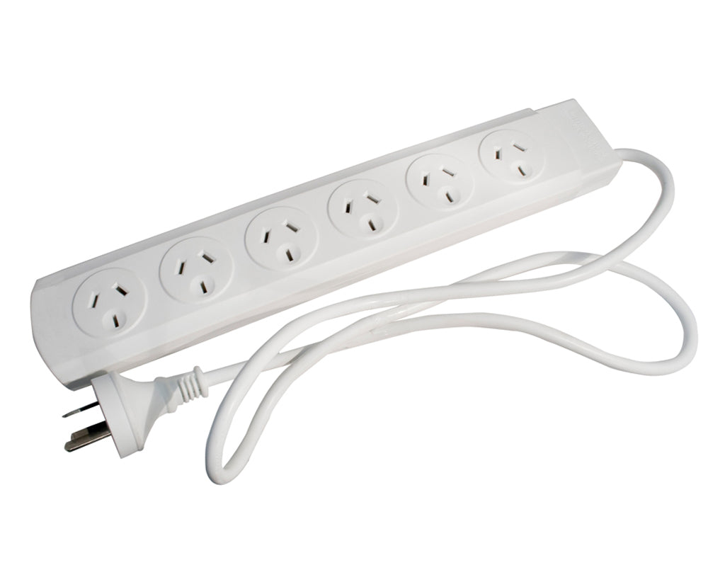 6 Outlet Powerboard with Overload Switch