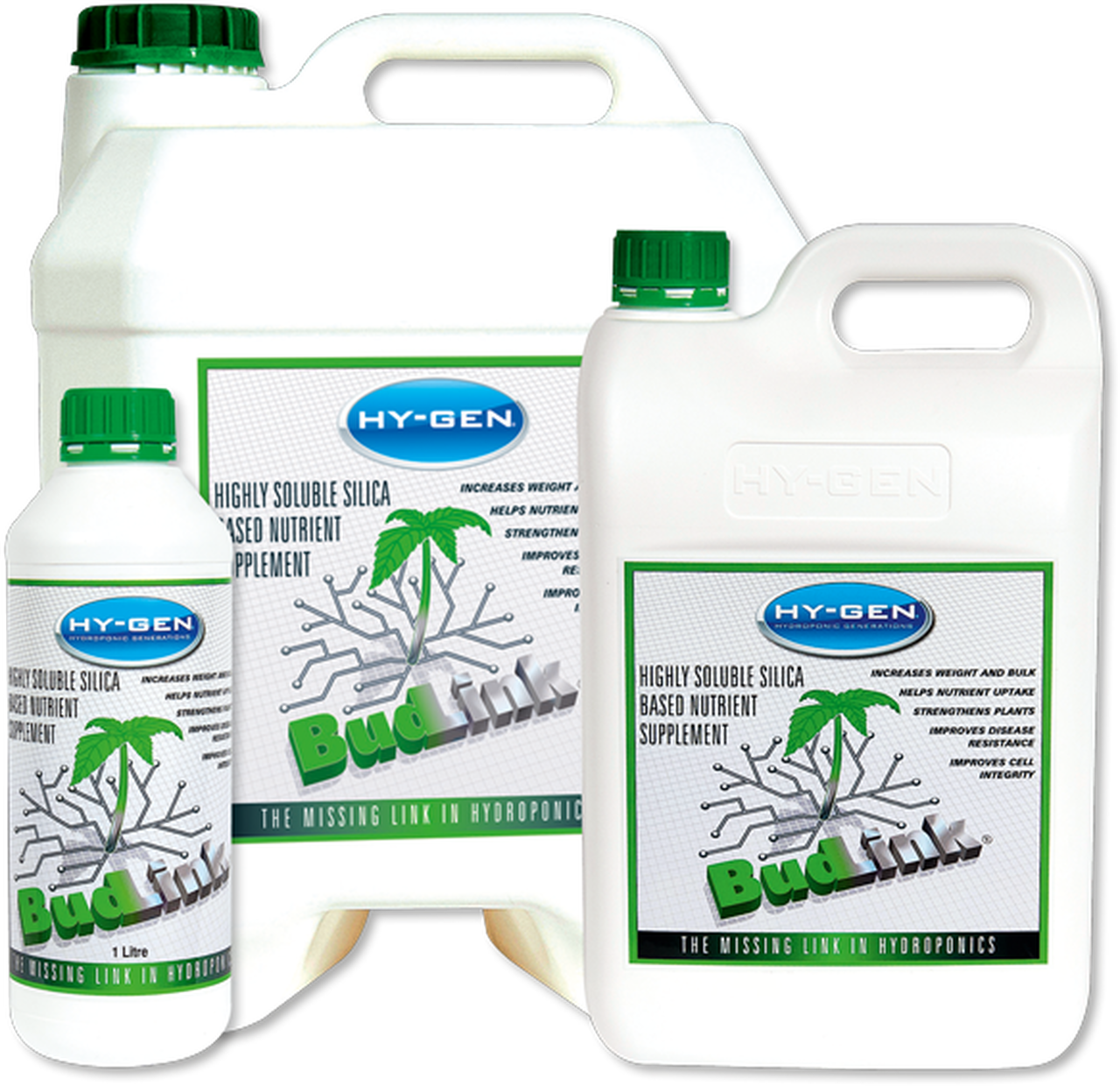 Hy-Gen Budlink Highly Soluble Quality SILICA | The Missing Link