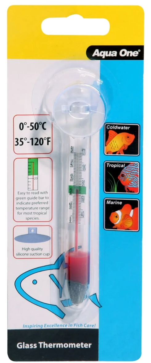 Glass Submersible Water Thermometer 10cm