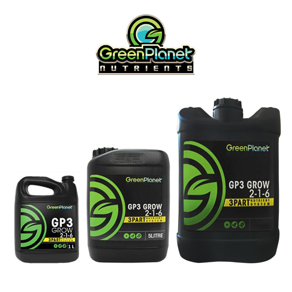 Green Planet GP3 GROW | 3 Part Nutrient