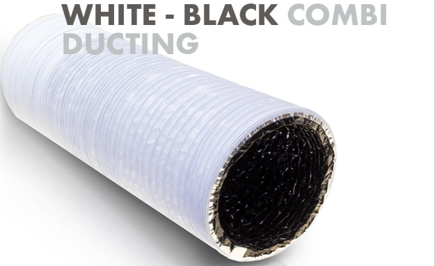 Rogue Ducting | White Outer/Black Inner | Heavy Duty