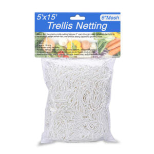 White Mesh Scrog Trellis Netting 1.5m x 4.5m
