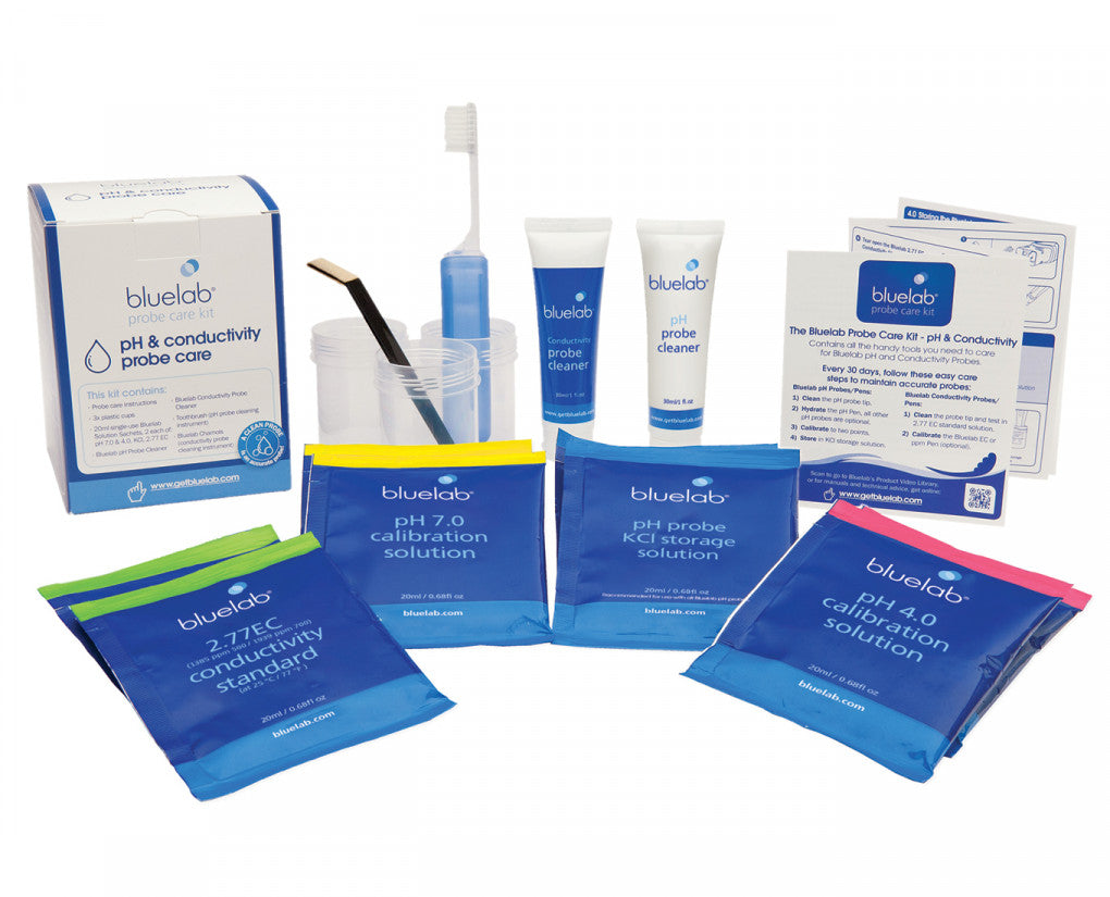 Bluelab pH and EC Probe Care Kit | for pH and EC | 20ML Sachets