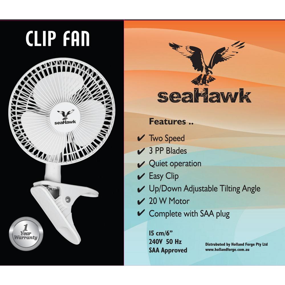 Seahawk Clip Fan 16cm