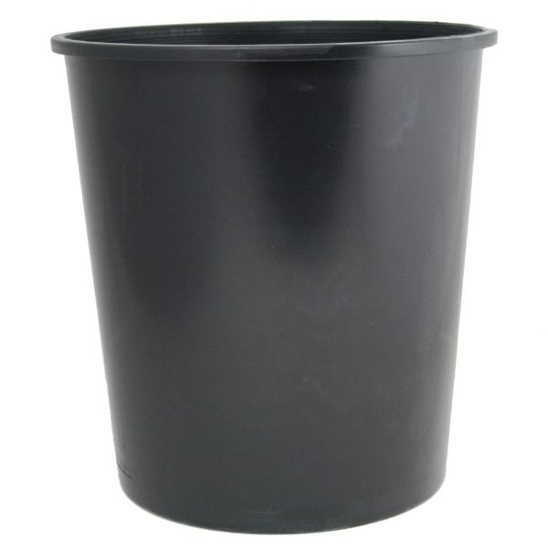 10L Base Pot Black 250mm Diameter x 275mm Height