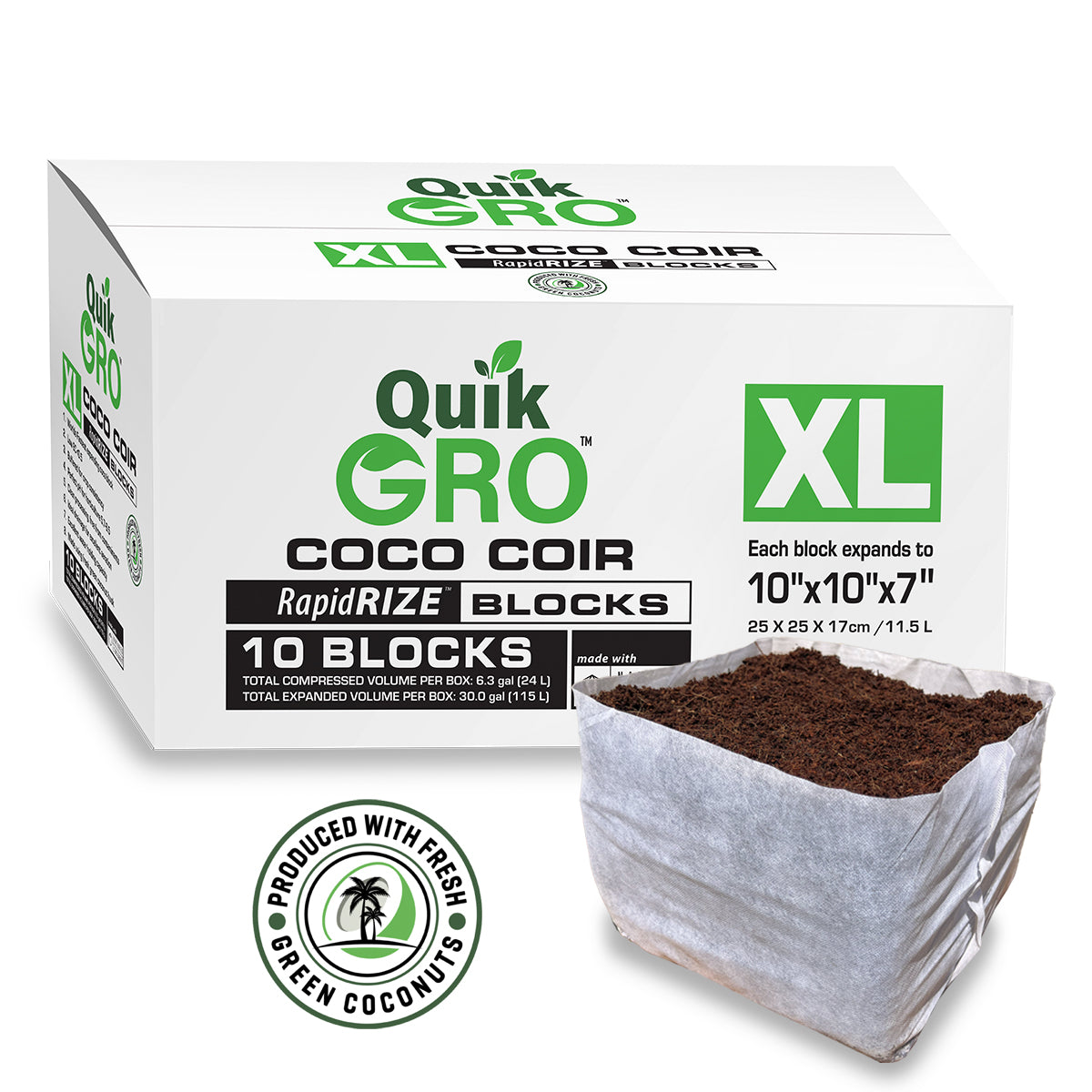 Quick Grow Rapid Rize XL Block | (10x10x7