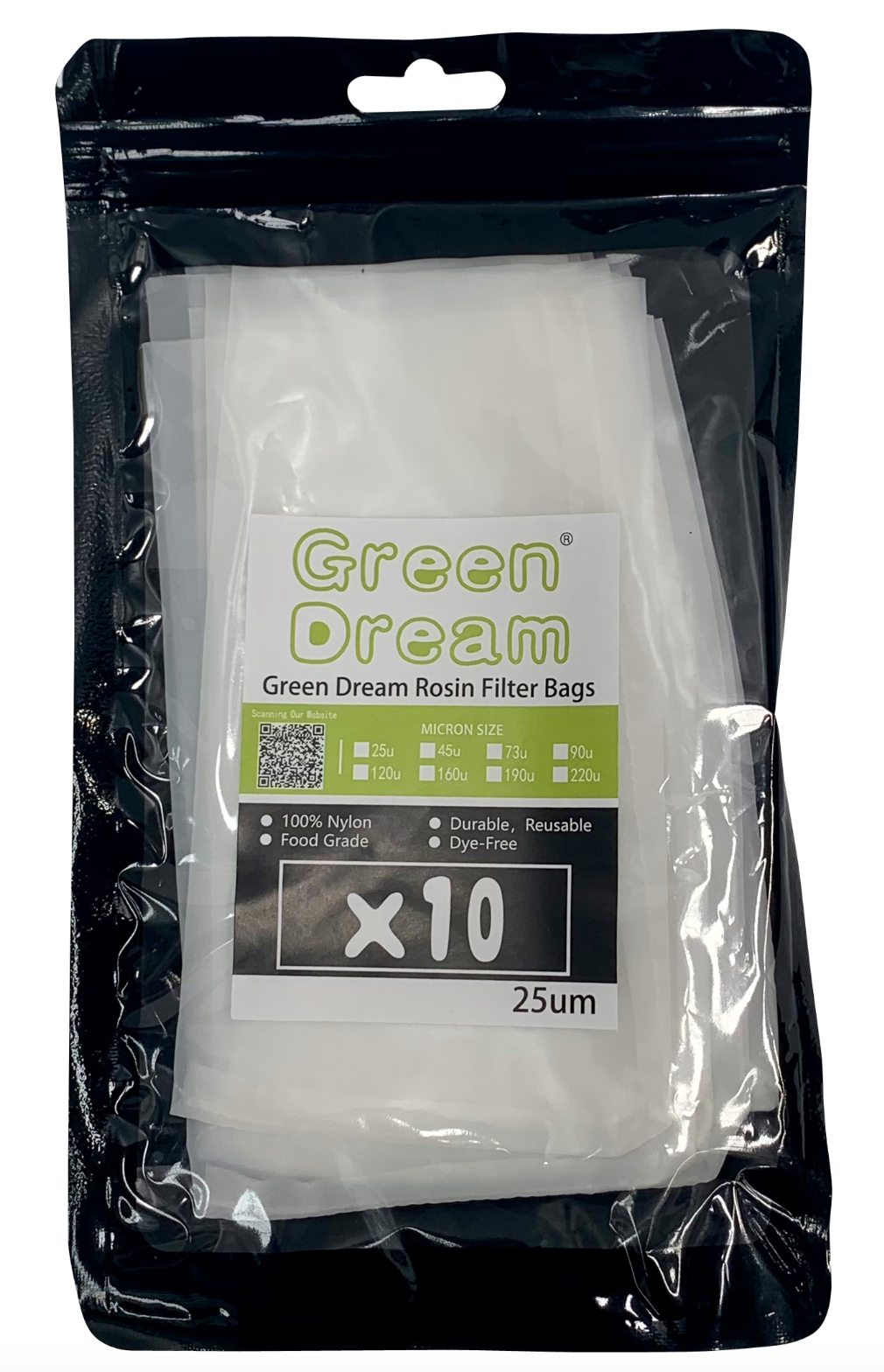 25uM Micron Filter Bags | 10 pack | for Dry Sift