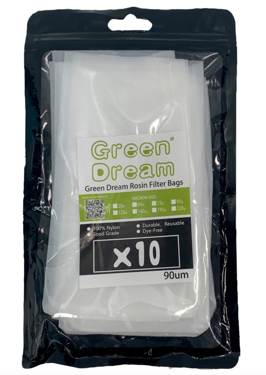 90uM Micron Filter Bags | 10 pack | for Herb