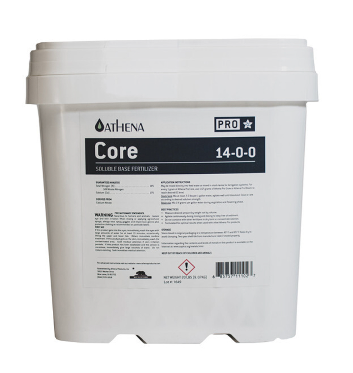 Athena PRO Line Core | Fully Soluble Dry Fertiliser