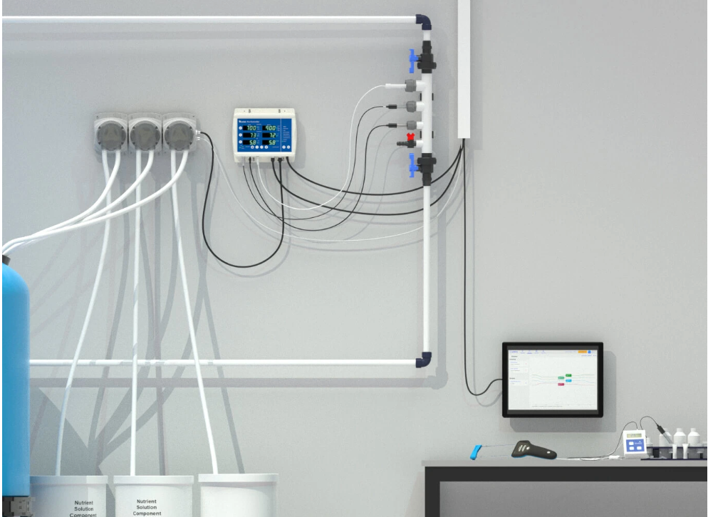 Bluelab WiFi Pro Controller | Monitor and automate nutrient and pH dosing in reservoirs when paired with PeriPod Dosers