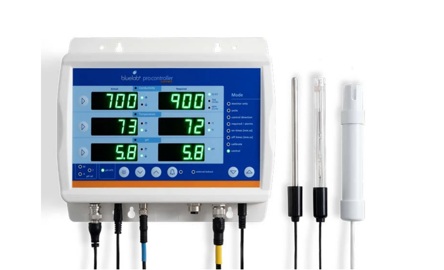 Bluelab PRO Controller Connect | Manages pH, Conductivity and Temperature levels in reservoirs