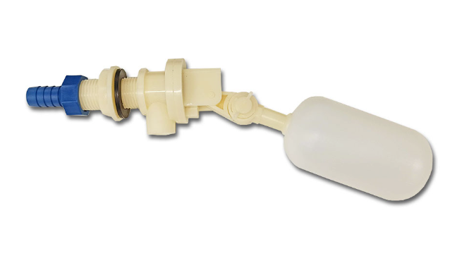 White Float Valve Assembly | Compact and Adjustable