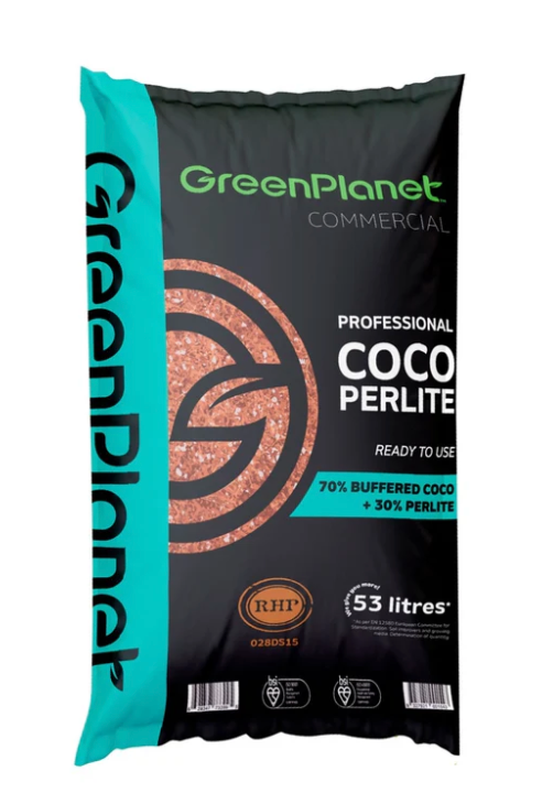 Green Planet Professional  COCO/PERLITE 53L BAG 70/30 | RHP Certified