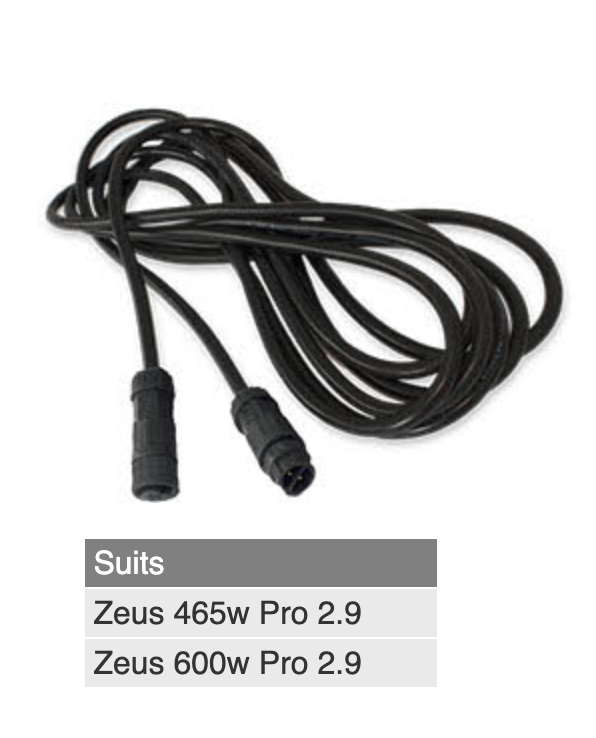 Lumatek LED Extension Cable Kit for Zeus Pro 2.9 465w & 600w