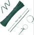 (Pack of 100) 150mm Green Twist Ties