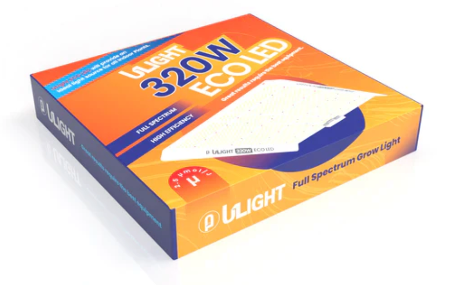 ULIGHT 320w ECO LED Full Spectrum| 2.5 µmol/J - 1142 Diodes Dimmable ...