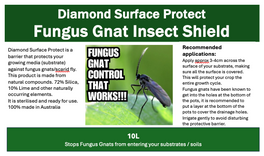 S&M Diamond Natural Surface Protect Insect Shield 10L Bag (stops fungus gnats from entering your media)