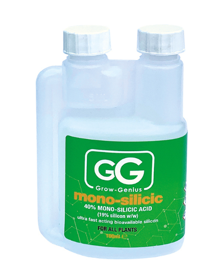 Grow Genius - Ultra Concentrated Plant Strength & Growth Accelerator - 1ml makes 33L  | Mono-Silicic Silica Booster