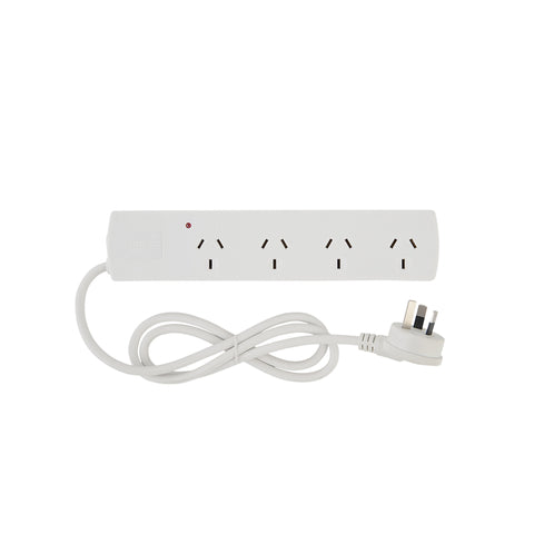 4 Outlet Powerboard with Overload Switch