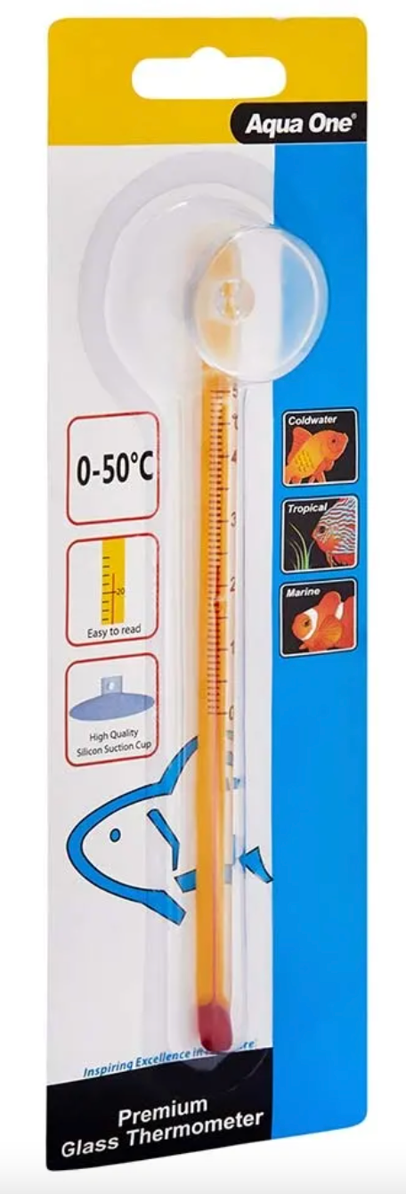 Glass Submersible Water Thermometer 15cm