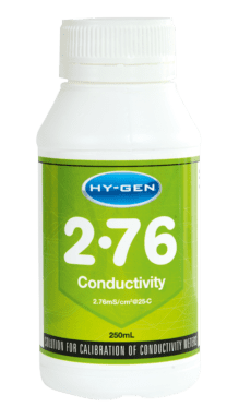 Hy-gen Conductivity 2.76 Calibrating Solution 250ml