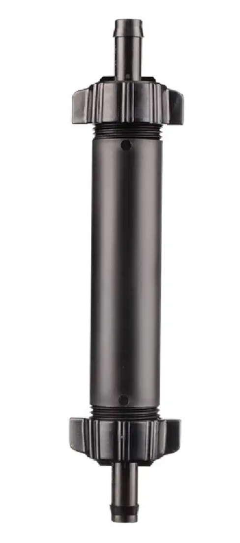 25mm Inline Barbed Black Filter (25mm both ends) – Pakenham Hydroponics