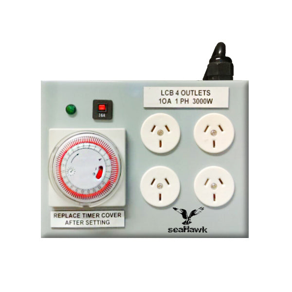 LCB 4 Outlet 3000w 15A | 1PH | 1 Cord | LIGHT CONTROL BOARD