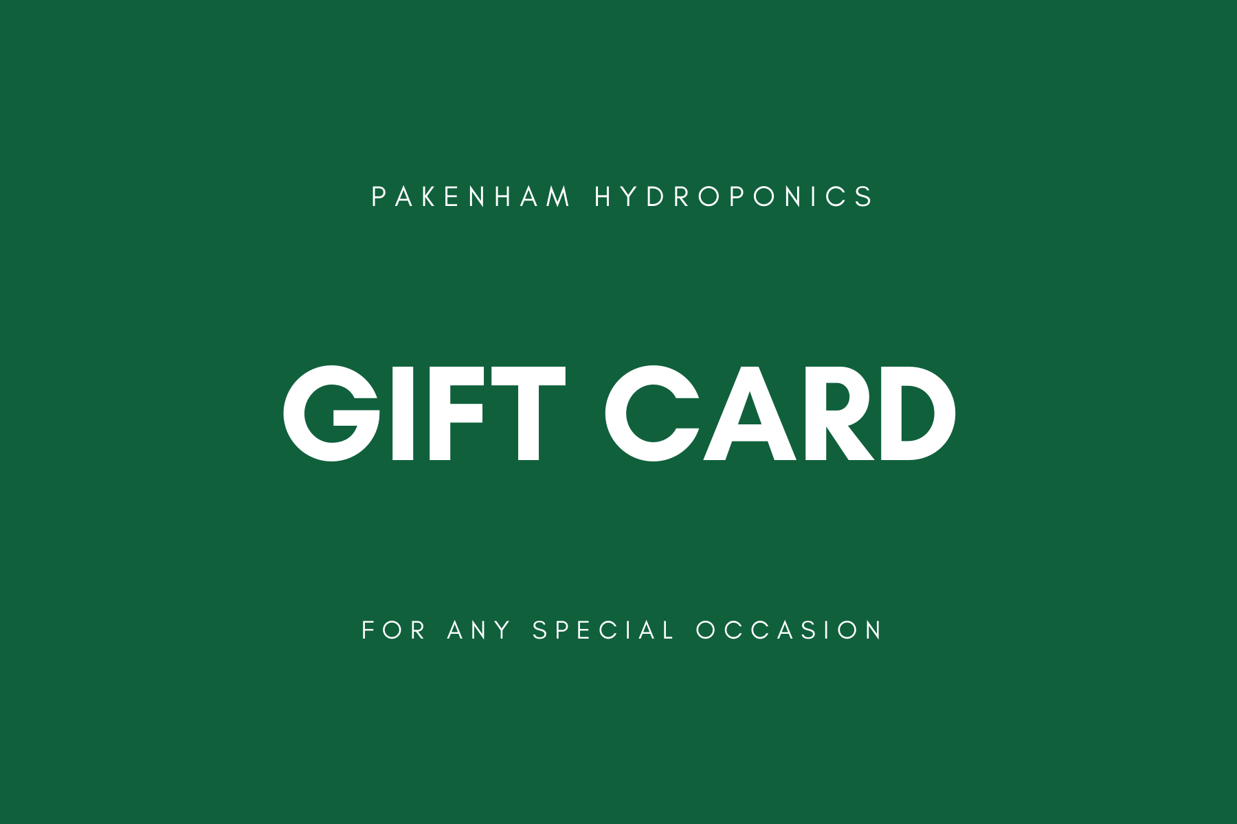Pakenham Hydroponics Gift Card