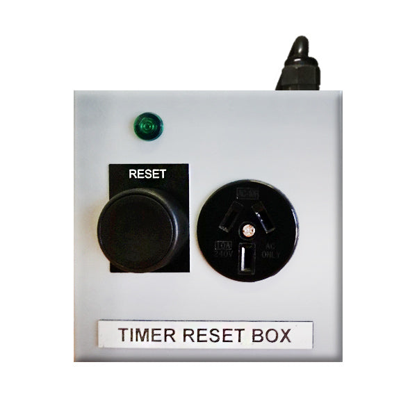 LCB TIMER RESET BOX - to be used with Light control boards with separate timer leads