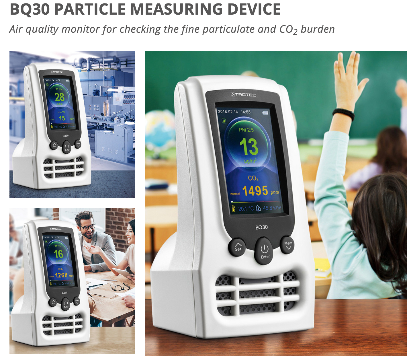 Trotec BQ30 Particle Measuring Device