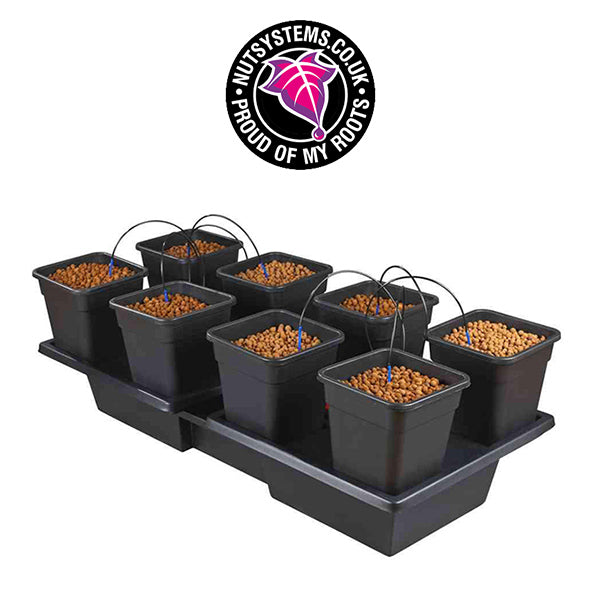 Nutriculture Origin XL Wide 8 | 8x18L Pots | 190x90cm | 180L Reservoir (previously known as Wilma System)