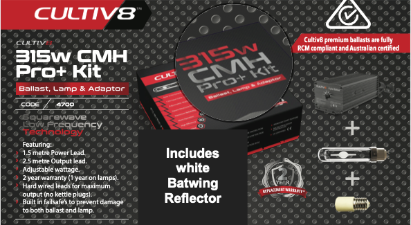 315w Cultiv8 CMH Kit (with Reflector)