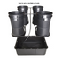 50ltr Pot Set (With Stand) 1x top pot | 1x bottom pot| 1x stand | 1x water ring | 1x 19mm grommet