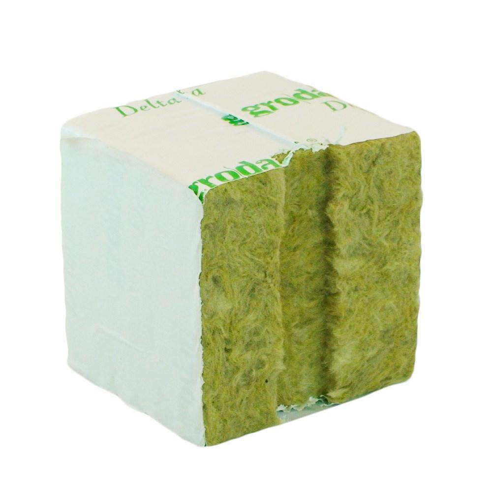 Grodan Rockwool Medium 75x75MM (With Holes) Grow Cube|4G