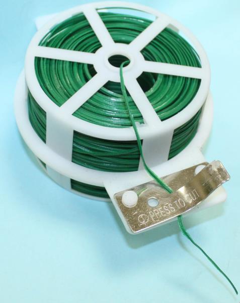 Twist Ties Green with Cutter 2 x 30m