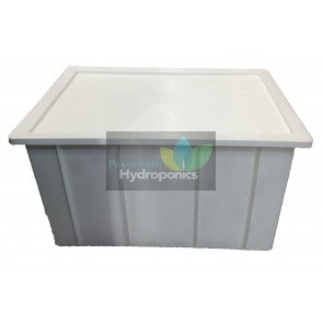 65L Plastic Tub Solid White 40(W)x60(L)x30(D)cm (Reservoir) | Nefarious